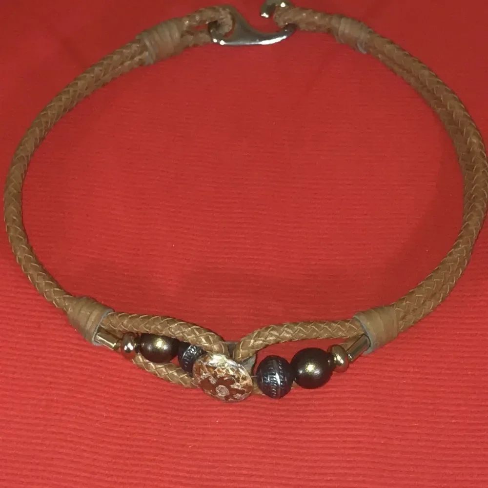 VTG HANDMADE BRAIDED LEATHER BELT - Picture 3 of 16